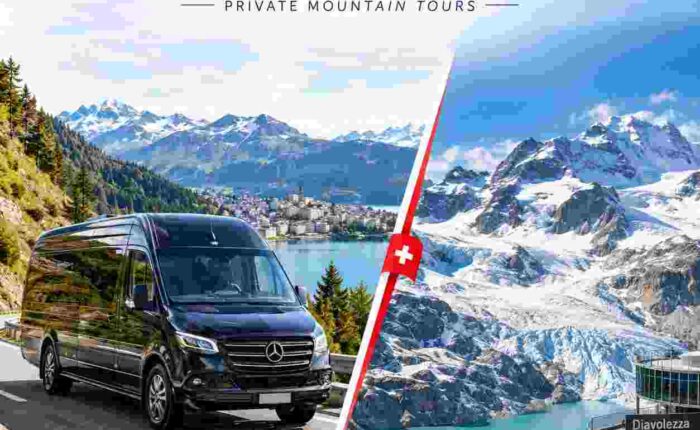 Diavolezza private tour from St Moritz
