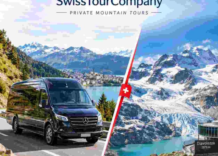 Diavolezza private tour from St Moritz