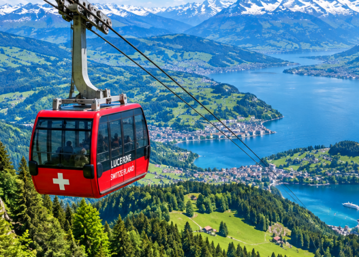 Lake Lucerne Cruise and Mount Pilatus Private Day Tour