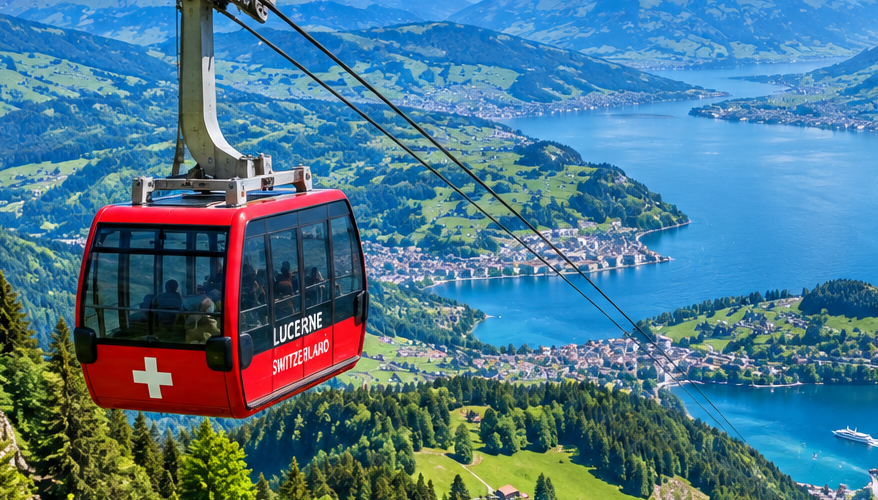 Lake Lucerne Cruise and Mount Pilatus Private Day Tour